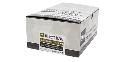 SAMAC Black COARSE Drywall Screws (1000)