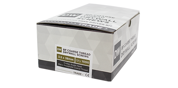 SAMAC Black COARSE Drywall Screws (1000)