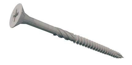 SAMAC Perf Exterior Csk Silver Screw 4mm (200)