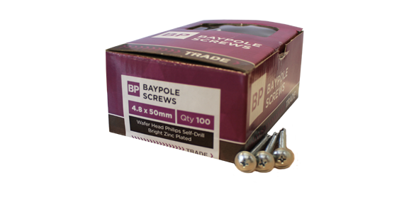 SAMAC Baypole Screw 4.8mm(100)