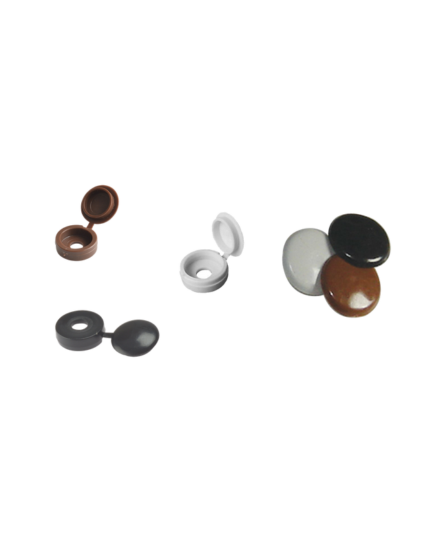 SAMAC White Screw Caps(100) 6-8mm