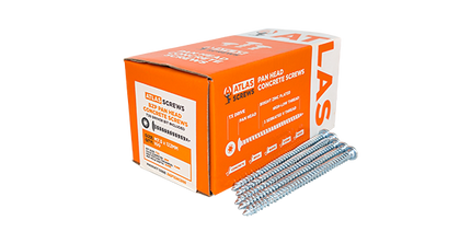 Atlas BZP Pan Head Concrete Screws