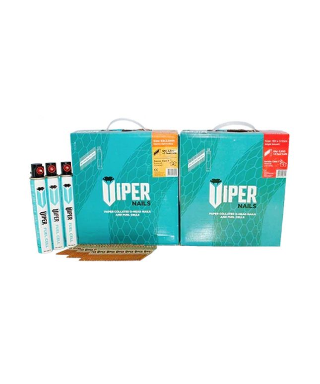 Viper Bright Straight Nails 90 √ó 3.1mm ‚Äì Fuel Pack (2200)