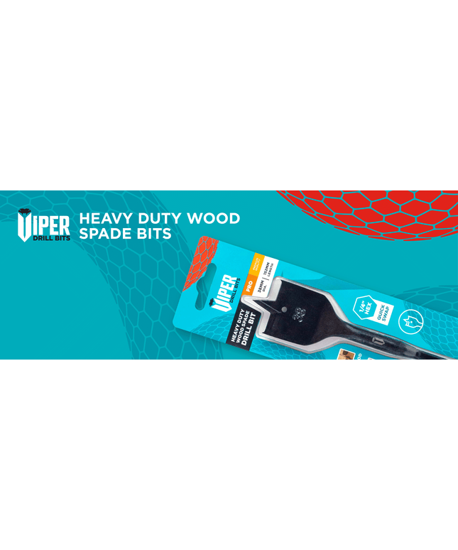 Viper Heavy Duty Wood Spade Drill Bits